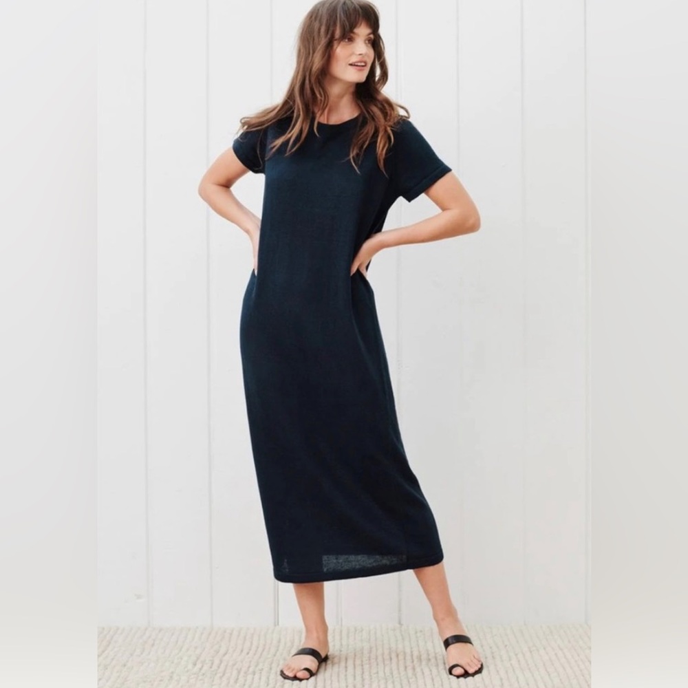JENNI KAYNE Linen T-Shirt Dress